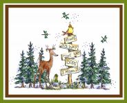 Deer Sign Card
